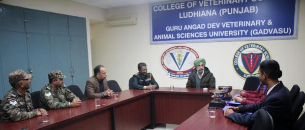 Dean of COVS, Ludhiana, Dr. S.S. Randhawa lauded the NCC cadets for bringing medals and accolades to the unit after winning them in the Republic Day Camp 2026